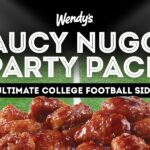 wendys saucy nuggs party pack football 2024