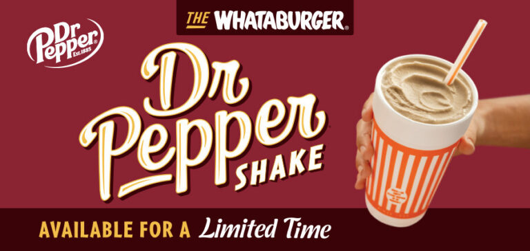 dr pepper milkshake whataburger graphic red