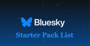 bluesky starter pack list