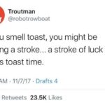 troutman smell toast stroke