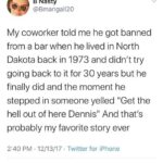 banned from bar in north dakota tweet