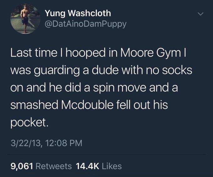 moore gym smash mcdouble tweet